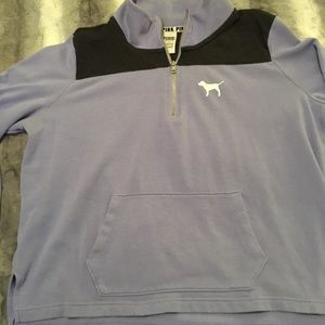 VS purple 1/4 zip pullover